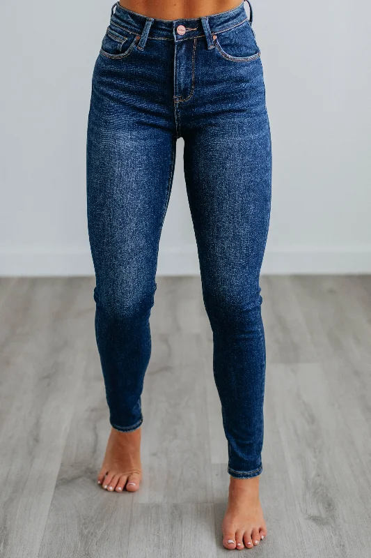 Relaxed Style Edita Risen Jeans - Dark Wash