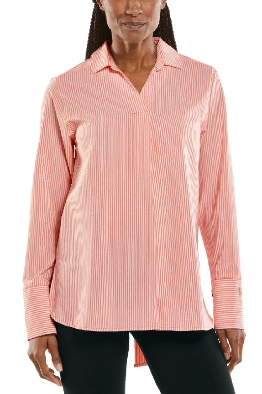 Women's Clothes And Apparel Sets Women's Palmaria Travel Tunic Top | Coral Stripe