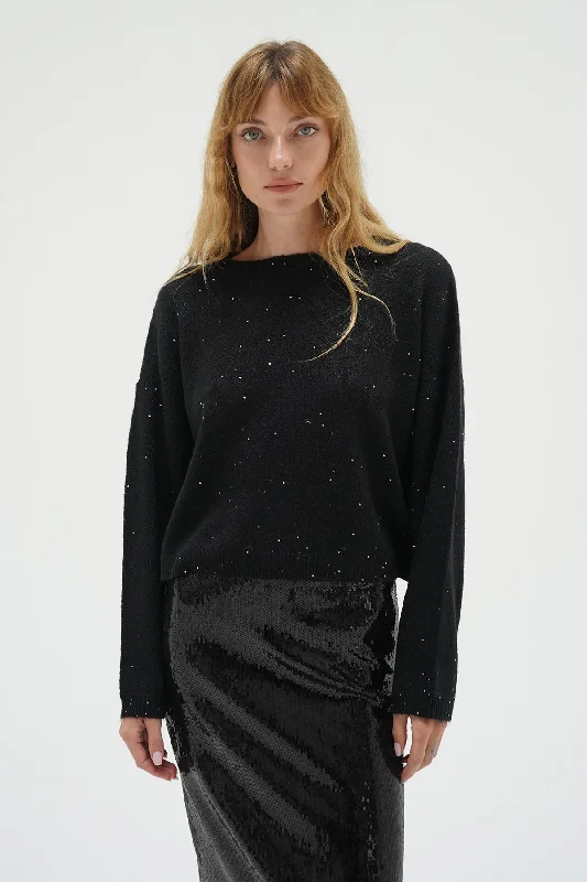 Online Impressions Boutique Sheye Sparkle Sweater - Black