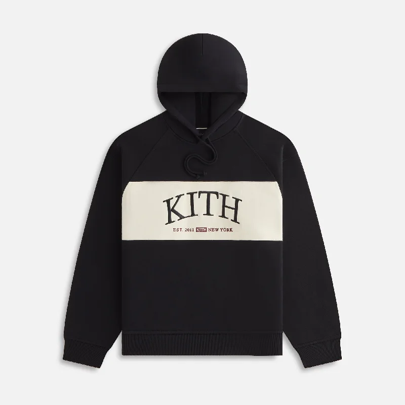 Women's Everyday Garments Kith Women Maverick Panelled Hoodie - Black