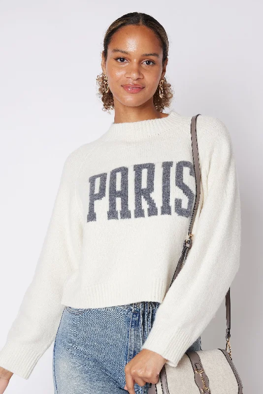 End of Season Sale Brogan Letter Front Sweater