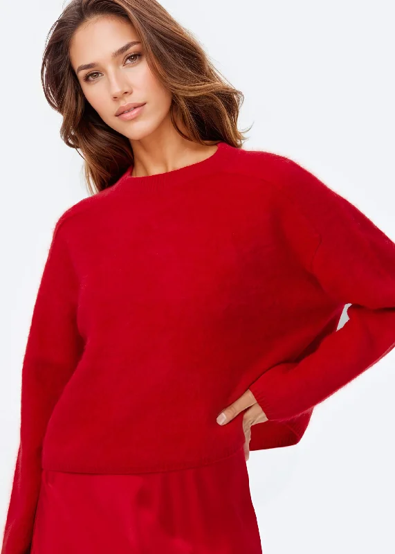 Fashion Women's Clothing Niall Cashmere Sweater Cardinal