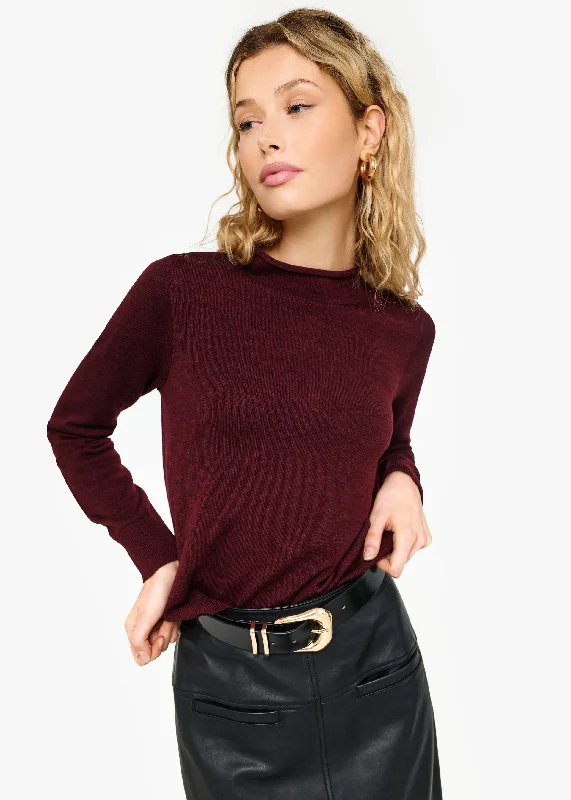Clothes For Woman Gwendolyn Sweater Cranberry