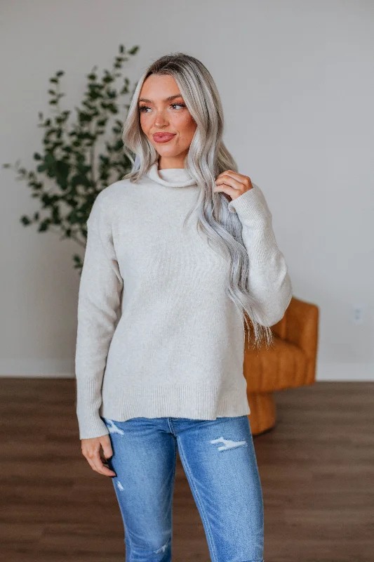 Fashionable Dresses for Women Bronwyn Knit Sweater - Oatmeal