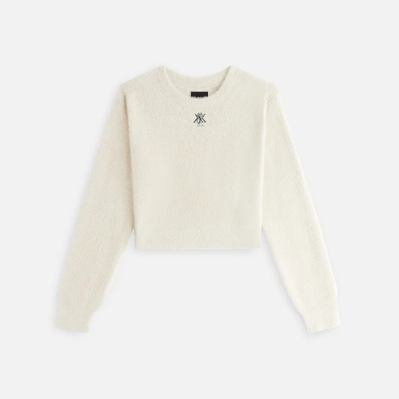 Exclusive Women's Fashion Collection Kith Women Mica Mohair Crest Sweater - Stratus