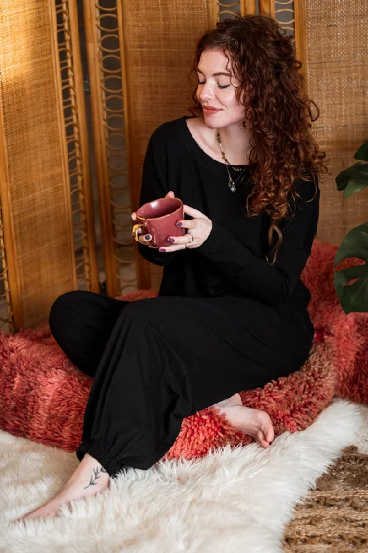 Comfortable Loungewear for Women Flow Sweater zwart