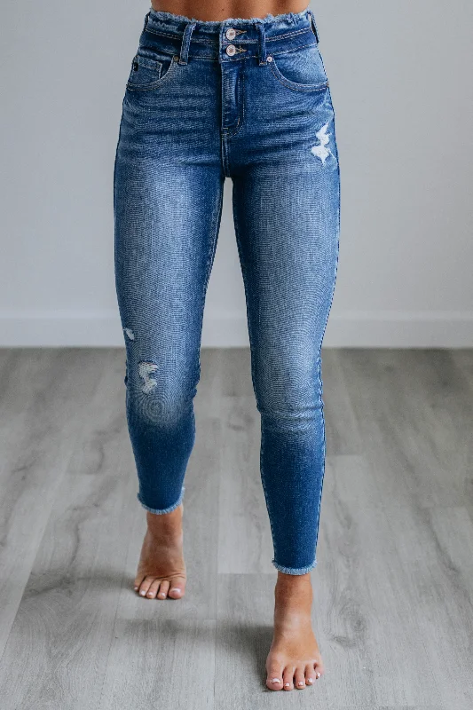 City Fashion Tori KanCan Jeans - Medium Wash