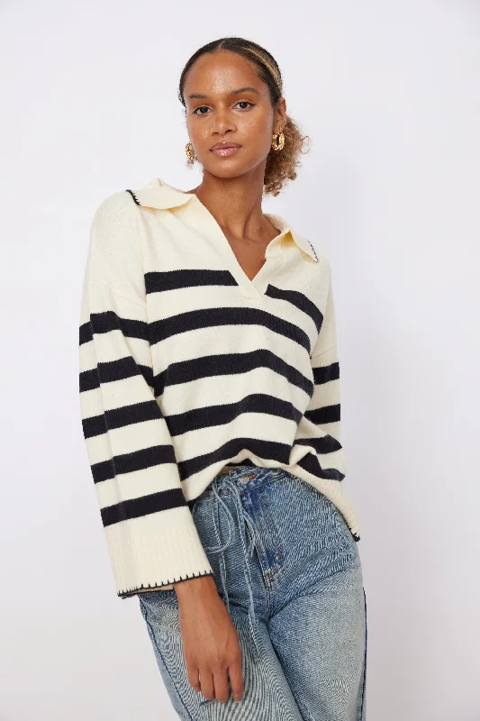 City Fashion Cody Stripe Sweater