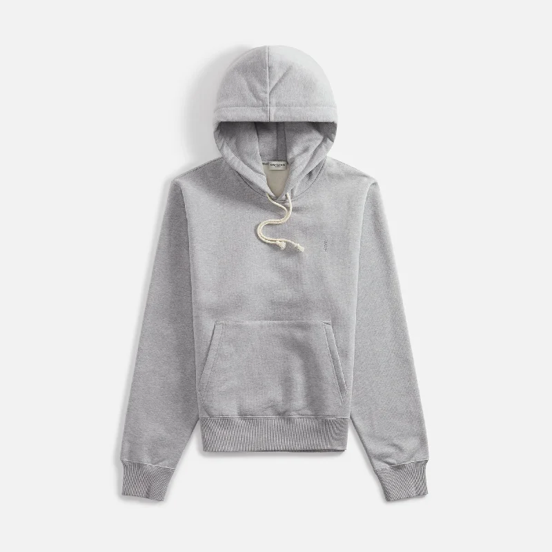 Stylish Women's Apparel Saint Laurent Hoodie - Grey