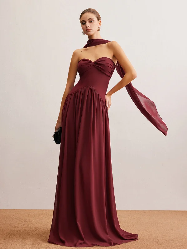 Exclusive Clothing Discounts – Upgrade Your Wardrobe For Less Romance Ruched Long-Ribbon Tube Dress
