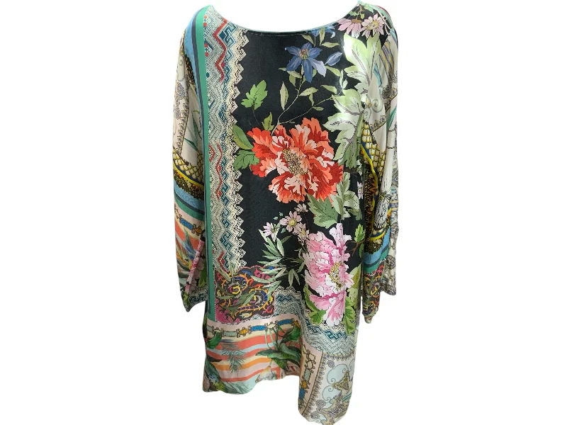 Best-Sellers Johnny Was Womens Silk Multicolor Dress Flowers L