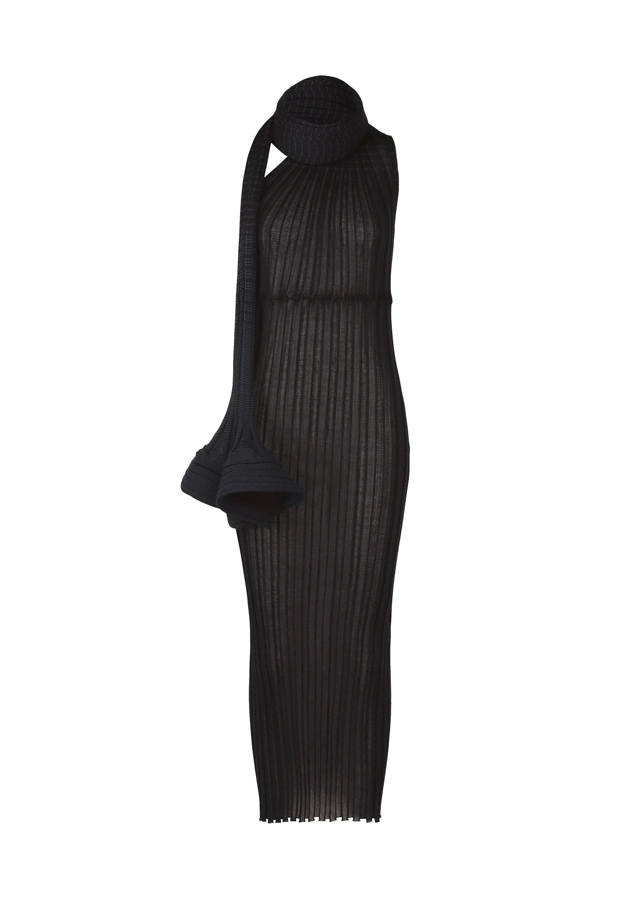Discount Store Asagao Dress in Black Hued by Issey Miyake
