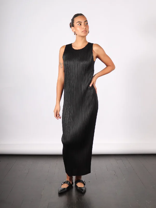 Trend Alert Basics Dress in Black by Pleats Please Issey Miyake