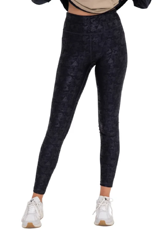 Stylish Women's Outerwear Apparel Mono B High Waist Foil Leggings APH6220 Plus