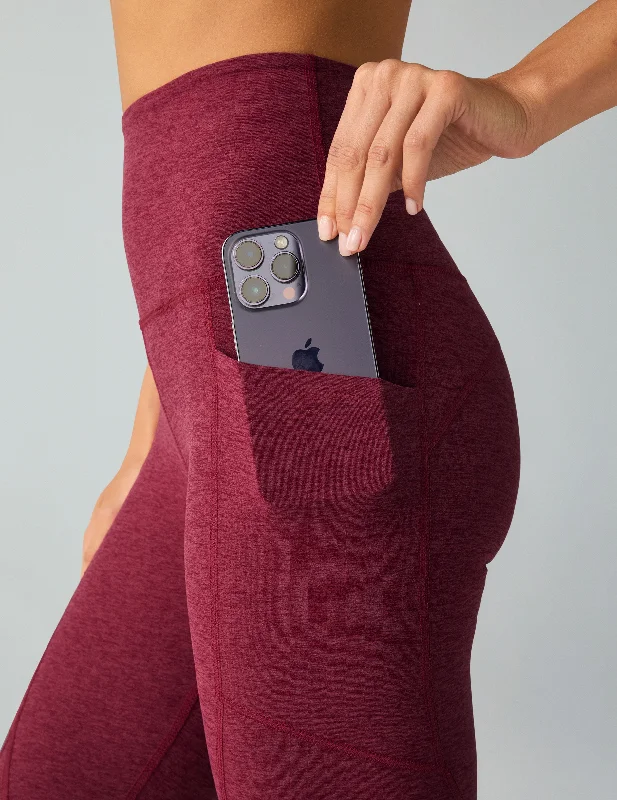 Women's Workout Garments Spacedye Equipped Pocket Midi Legging